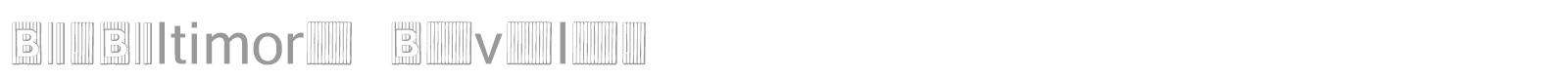 Bad Baltimore Beveled font preview